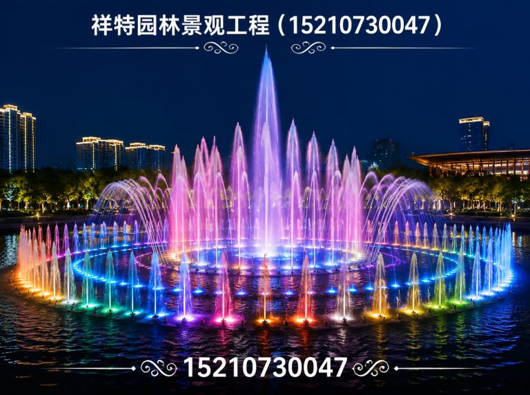 安国市旱地喷泉展示图